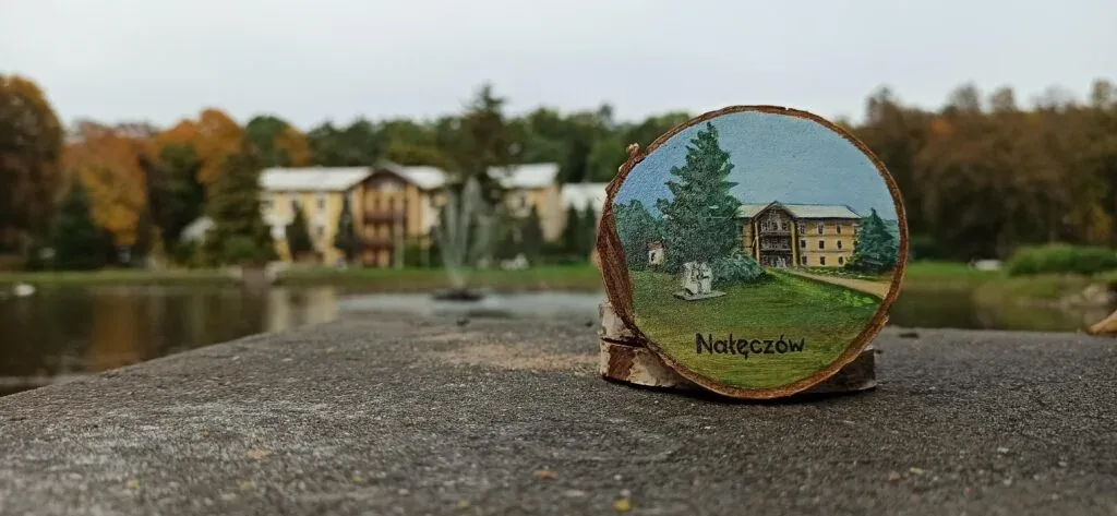 Malarstwo akrylowe na drewnie, praca pozioma z galerii Kreatywnego Kącika